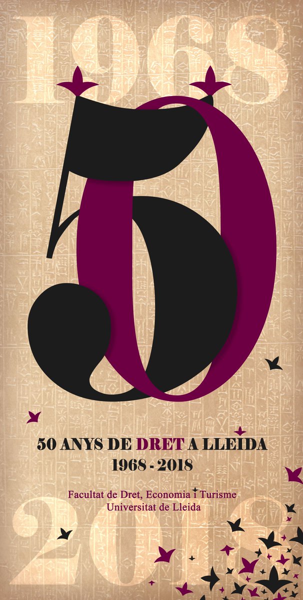 0-50 anys dret a lleida cartell 2018