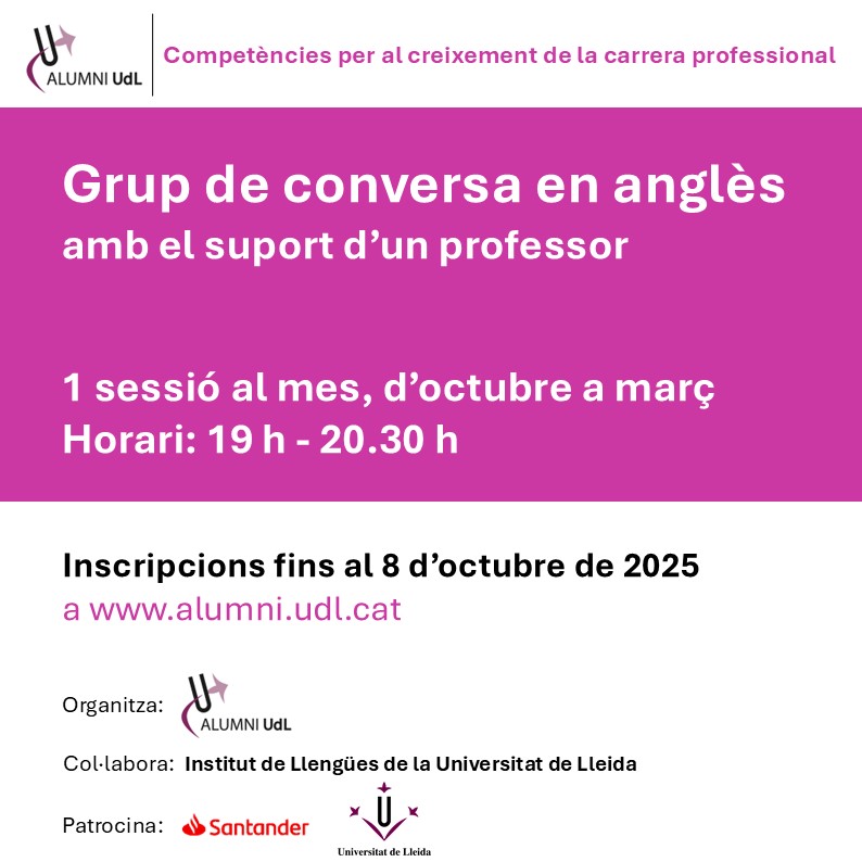 CARTELLS FORMACIÓ 2025-26 - cartell grup de conversa octubre - març CARTELLS FORMACIÓ 2025-26 - cartell grup de conversa octubre - març