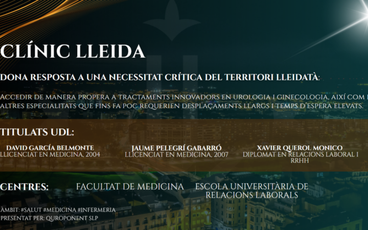 96-CLÍNIC LLEIDA - DESCRIPCIÓ DEL PROJECTE