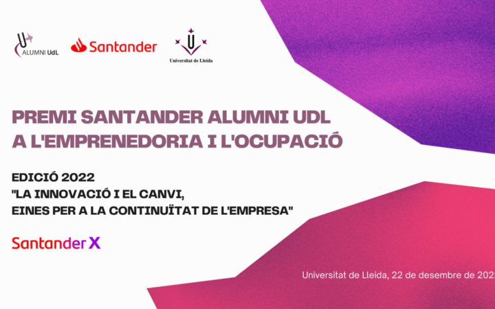 9.1. PREMI SANTANDER ALUMNI UDL 2022 - ACTE
